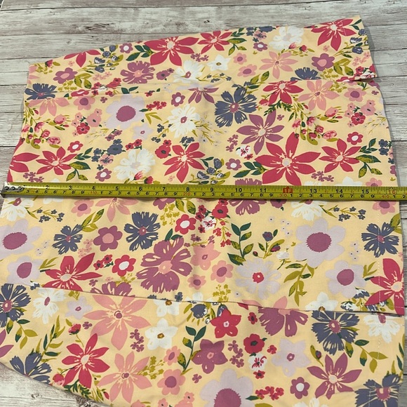 Love on a Hanger Yellow Floral Print A Line Mini Skirt - Picture 10 of 10